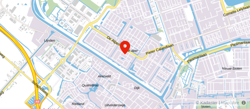 Locatie van MC Advies - Financieel Zeker