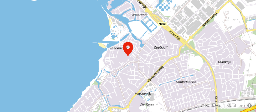 Locatie van ASN Bank Harderwijk