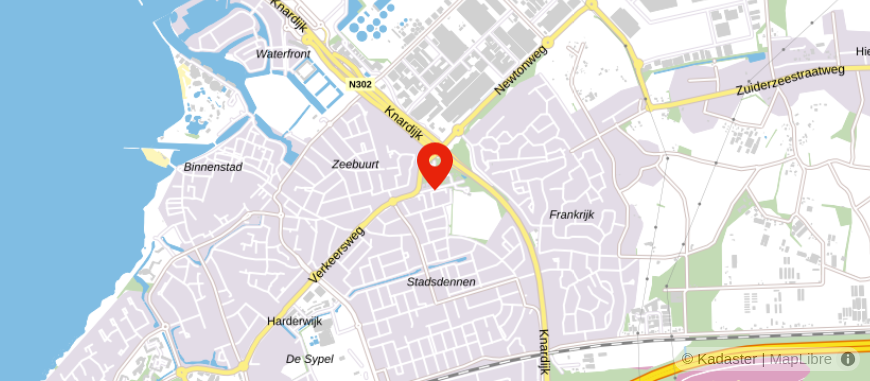 Locatie van ADW Accountants