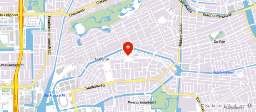 Locatie van Van Lanschot Amsterdam