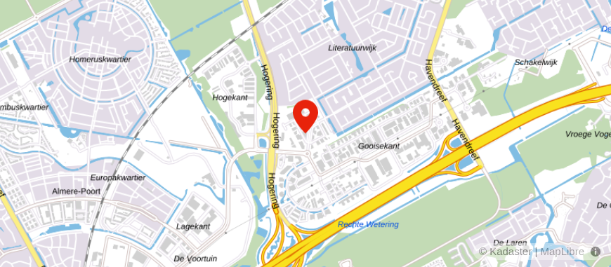 Locatie van Rocket Hypotheken
