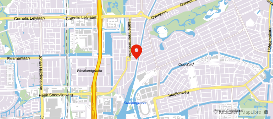 Locatie van ING Bank Amsterdam (Kamerlingh Onneslaan)