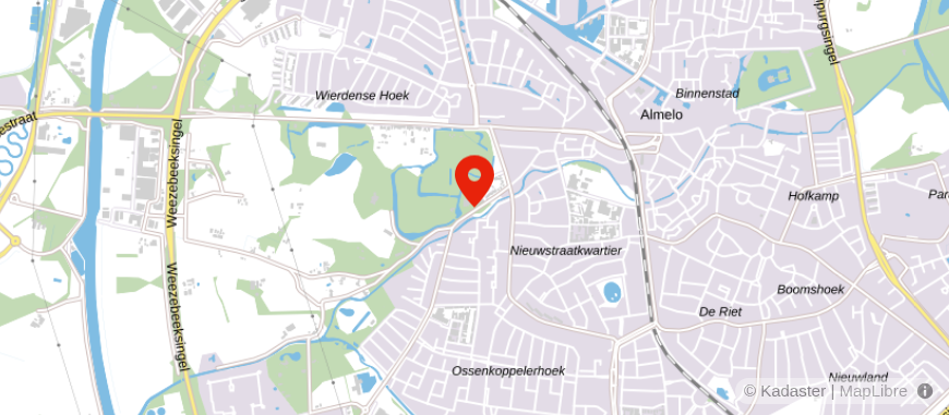 Locatie van Vredehof Uitvaartverzorging - Almelo