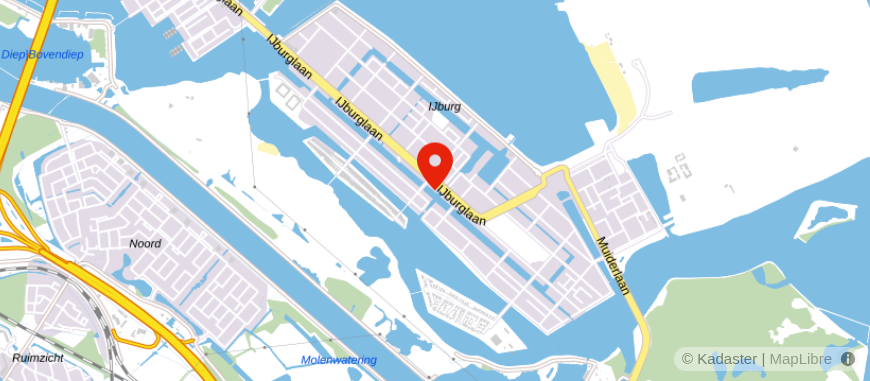 Locatie van Rodenhuis Financiële Dienstverlening IJburg