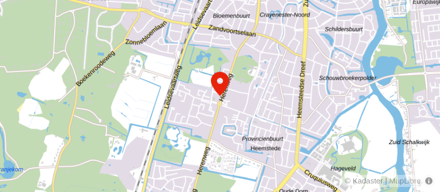 Locatie van Brokking & Bokslag Uitvaartbegeleiding