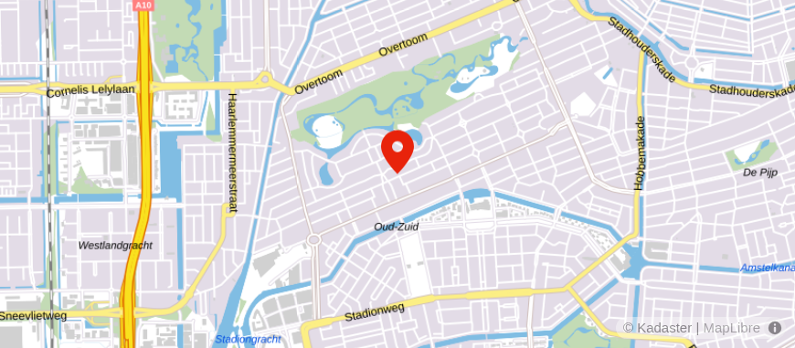 Locatie van Kuin Van Overbeek notariaat