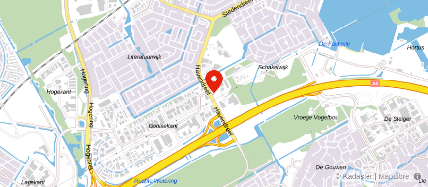 Locatie van Vixx Almere