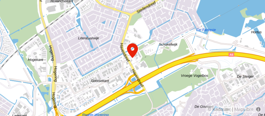 Locatie van Baker Tilly Berk Almere