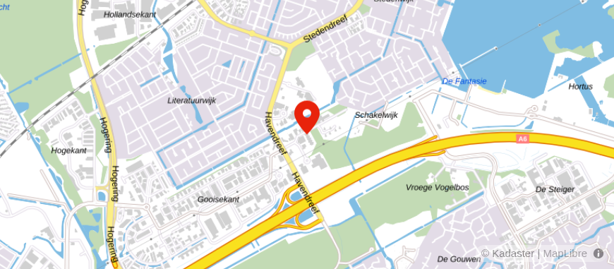 Locatie van Finovion Almere