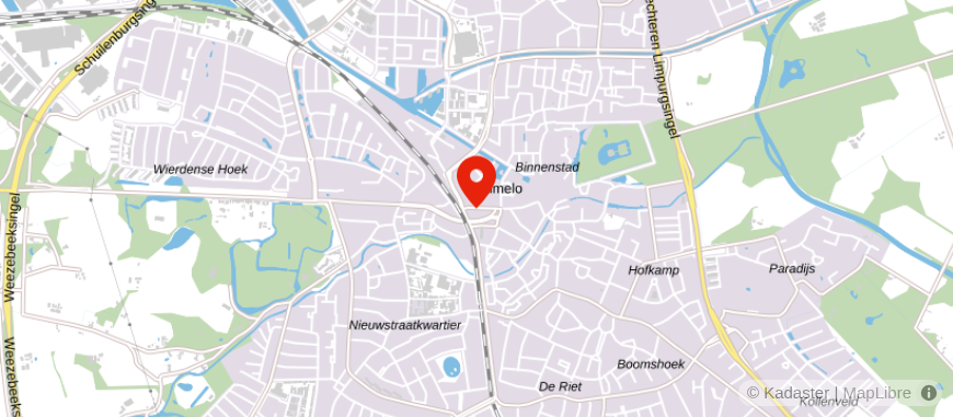 Locatie van ten Hag makelaarsgroep Almelo