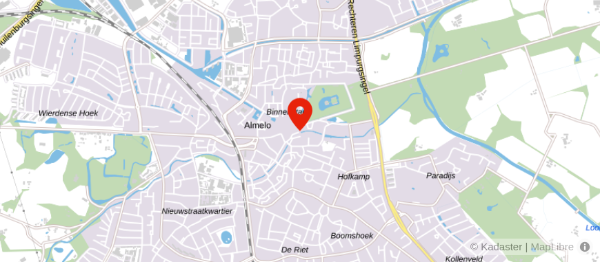 Locatie van ASN Bank Almelo