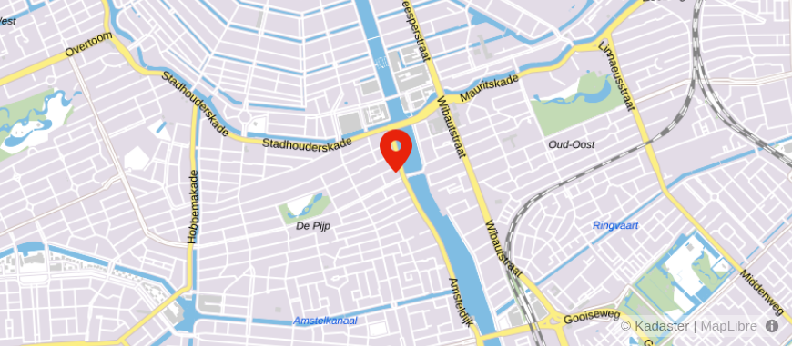 Locatie van De Hypotheekshop Amsterdam Ceintuurbaan 