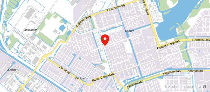Locatie van Moerland makelaardij