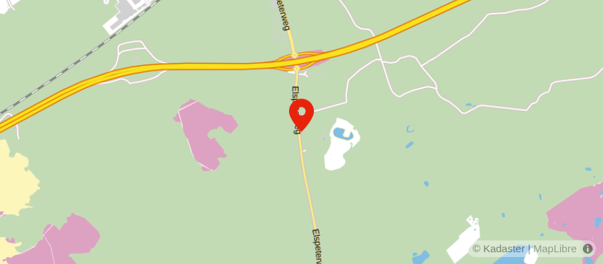 Locatie van Rabobank Nunspeet (Elspeterweg)