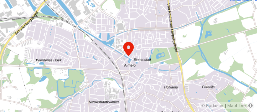 Locatie van Pensioen Advies Twente bv