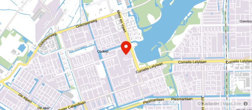 Locatie van ASN Bank Amsterdam Osdorp