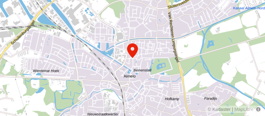 Locatie van Hypotheek Visie Almelo