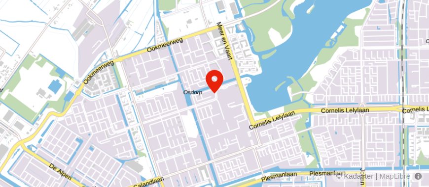 Locatie van Rodenhuis Financiële Dienstverlening Osdorp