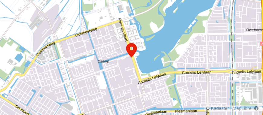 Locatie van De Hypotheker Amsterdam Osdorp
