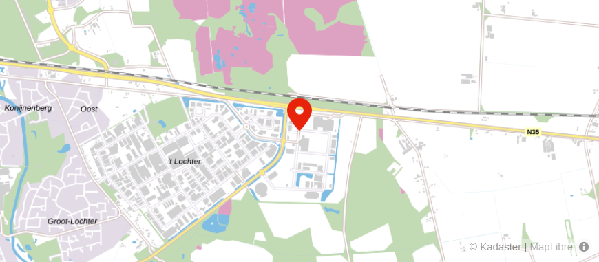 Locatie van aaff Nijverdal