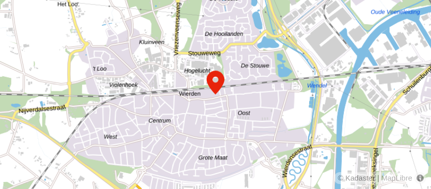 Locatie van OVM Twente Wierden