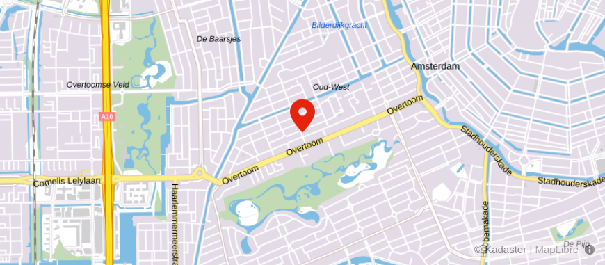 Locatie van Van Huis Uit Makelaars