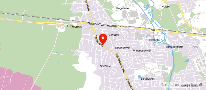 Locatie van Piksen Makelaars