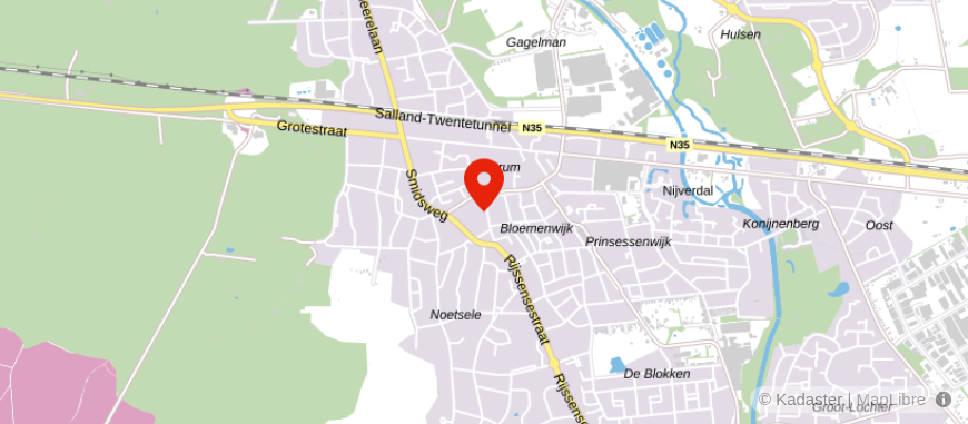 Locatie van Odding Assurantiën
