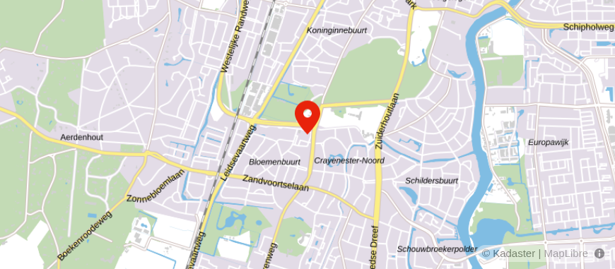 Locatie van De Hypotheker Haarlem Zuid