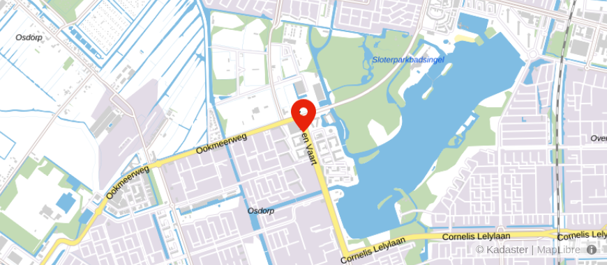 Locatie van Hoekstra en van Eck Amsterdam West