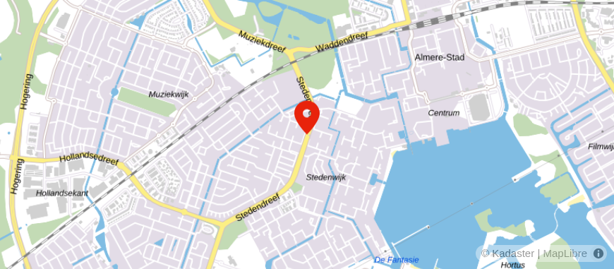 Locatie van Curo Advies Groep