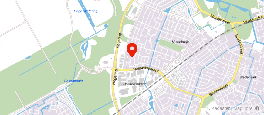 Locatie van Hypotheek Informatie Punt Almere