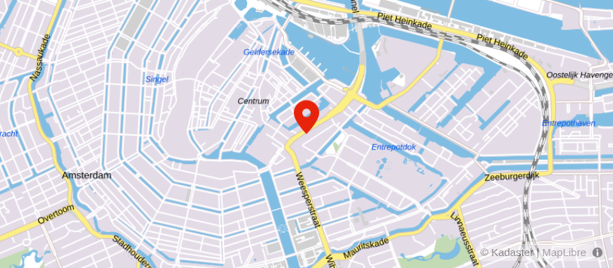 Locatie van VLIEG Makelaars Amsterdam