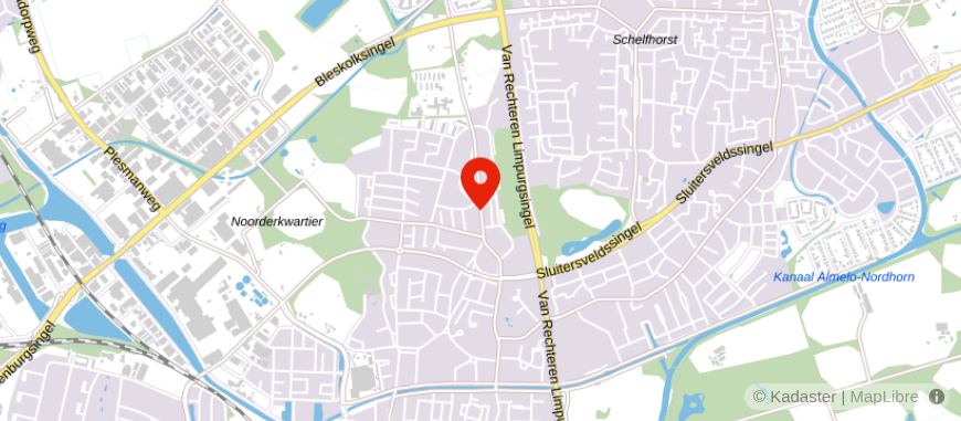 Locatie van Aastad Adviesgroep