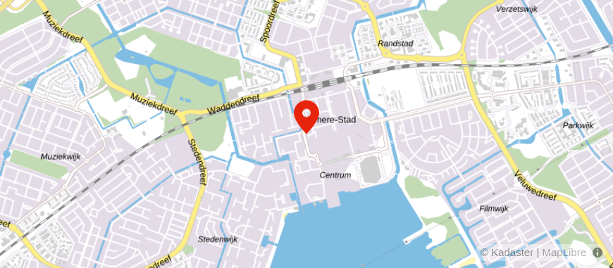 Locatie van Uitvaartwinkel Almere