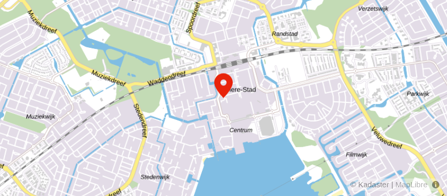 Locatie van ING Bank Almere