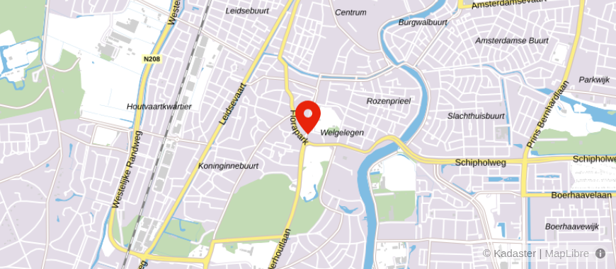 Locatie van Rabobank Haarlem-IJmond, Dreef