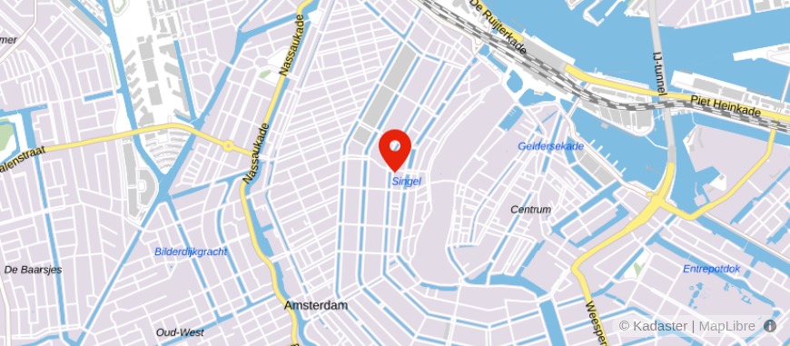 Locatie van De Hypotheker Amsterdam Herengracht