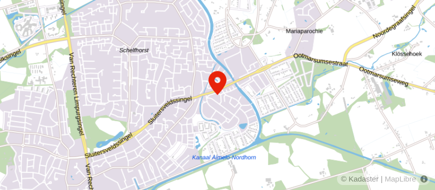 Locatie van Accountantskantoor Schoonebeek