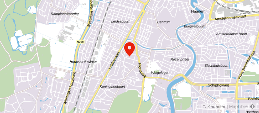 Locatie van Financieel Fit | Haarlem