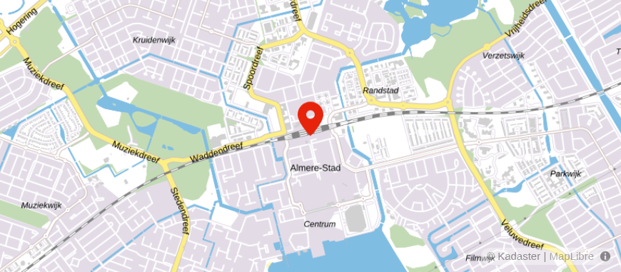 Locatie van PVM notarissen Almere
