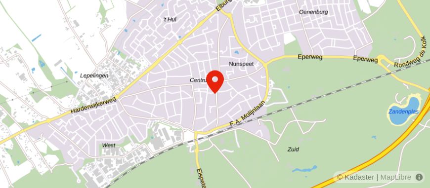Locatie van Vinke Veluwe Verzekeringen en Hypotheken
