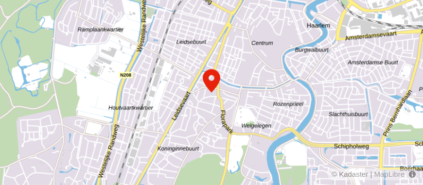 Locatie van Borghouts Makelaars