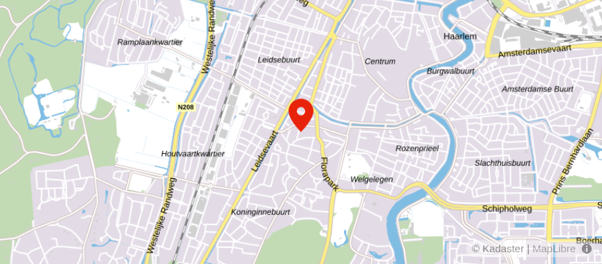 Locatie van Van Rooden
