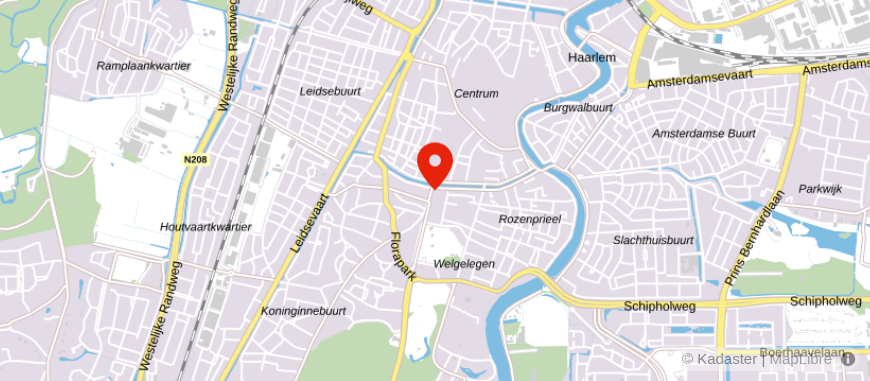 Locatie van ING Bank Haarlem