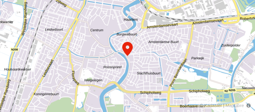 Locatie van De Hypotheekshop Haarlem Spaarne
