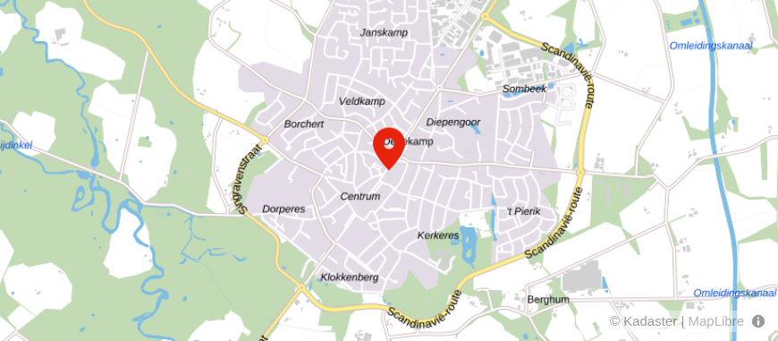 Locatie van Deterink Financieel Advies