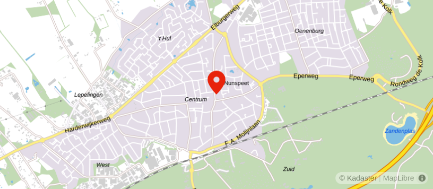 Locatie van HGS Administratie en Financieel Advies
