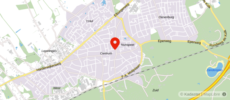 Locatie van Van den Hardenberg Garantiemakelaars