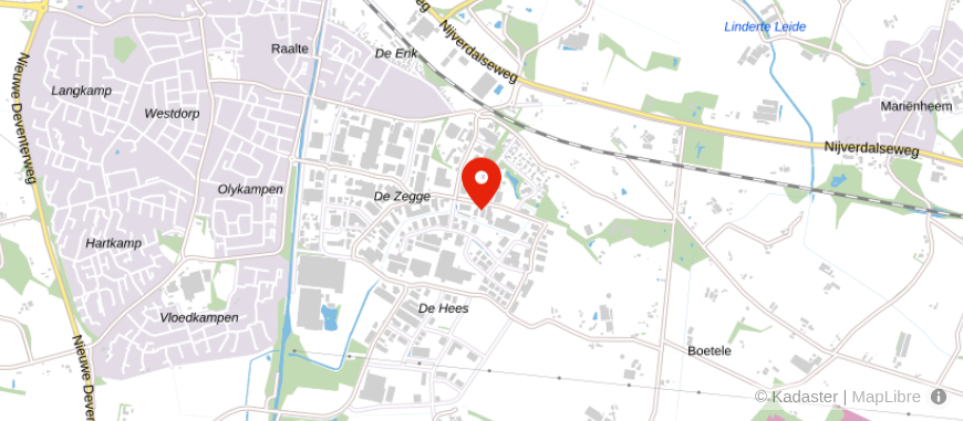 Locatie van Adficount Salland